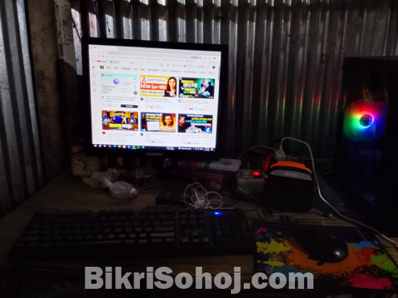 একটি সম্পূর্ণ রানিং ডেস্কটপ কম্পিউটার বিক্রি হবে